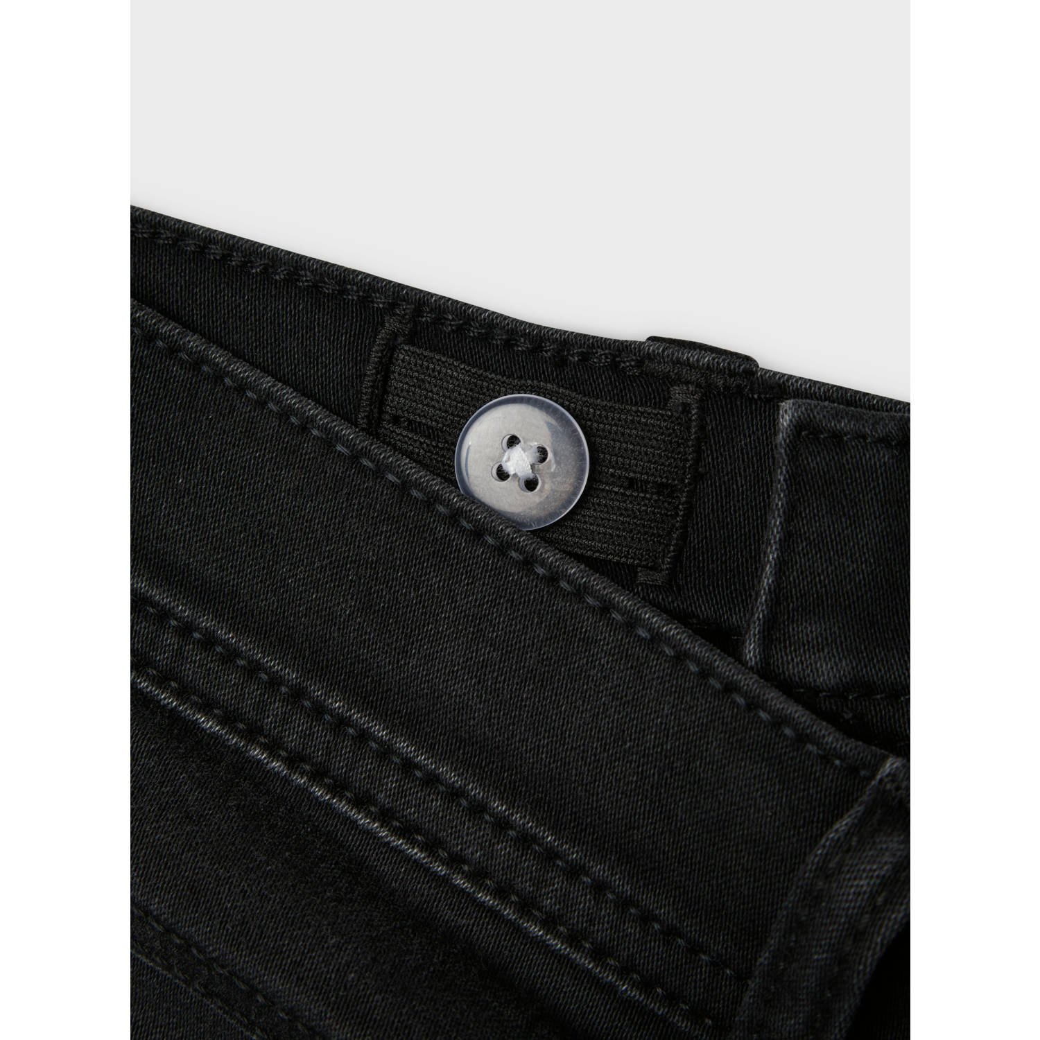 NAME IT KIDS slim denim short black denim
