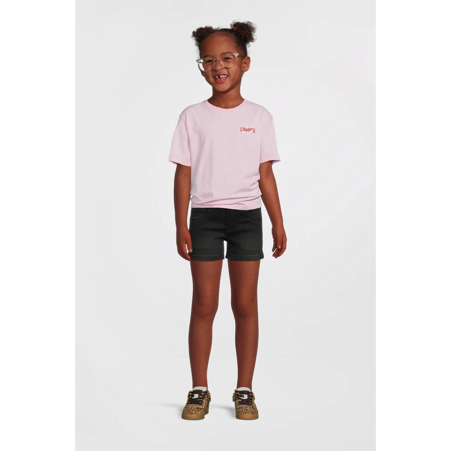 NAME IT KIDS slim denim short black denim