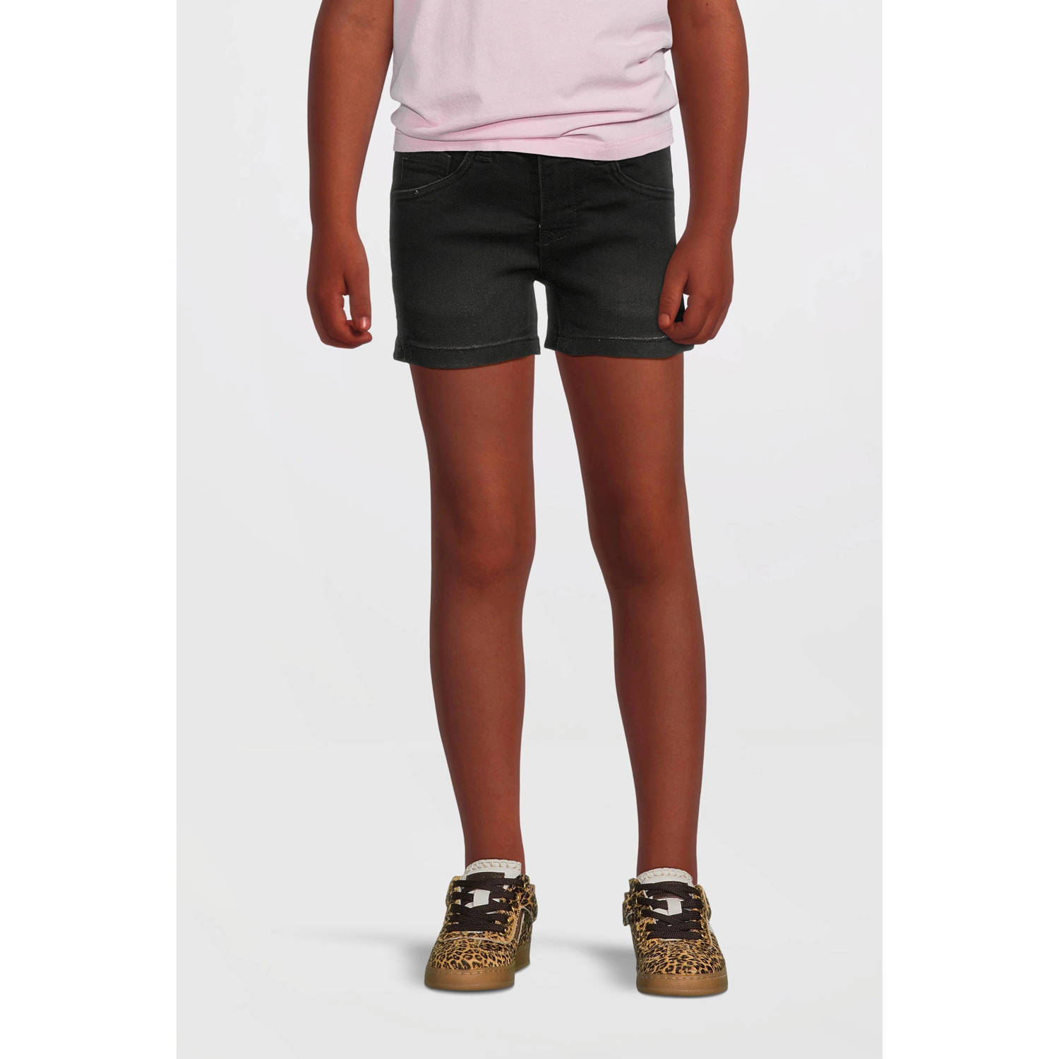 NAME IT KIDS slim denim short black denim