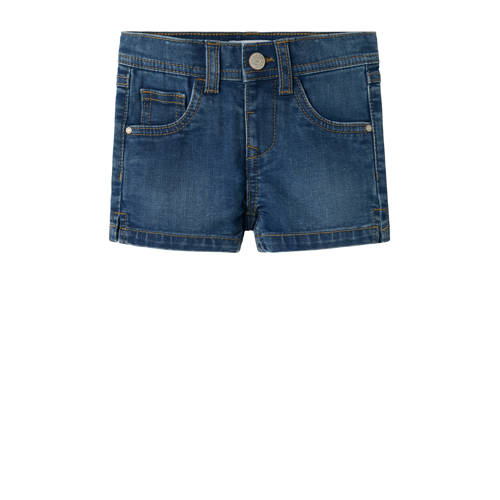 NAME IT MINI slim denim short dark blue denim afbeelding