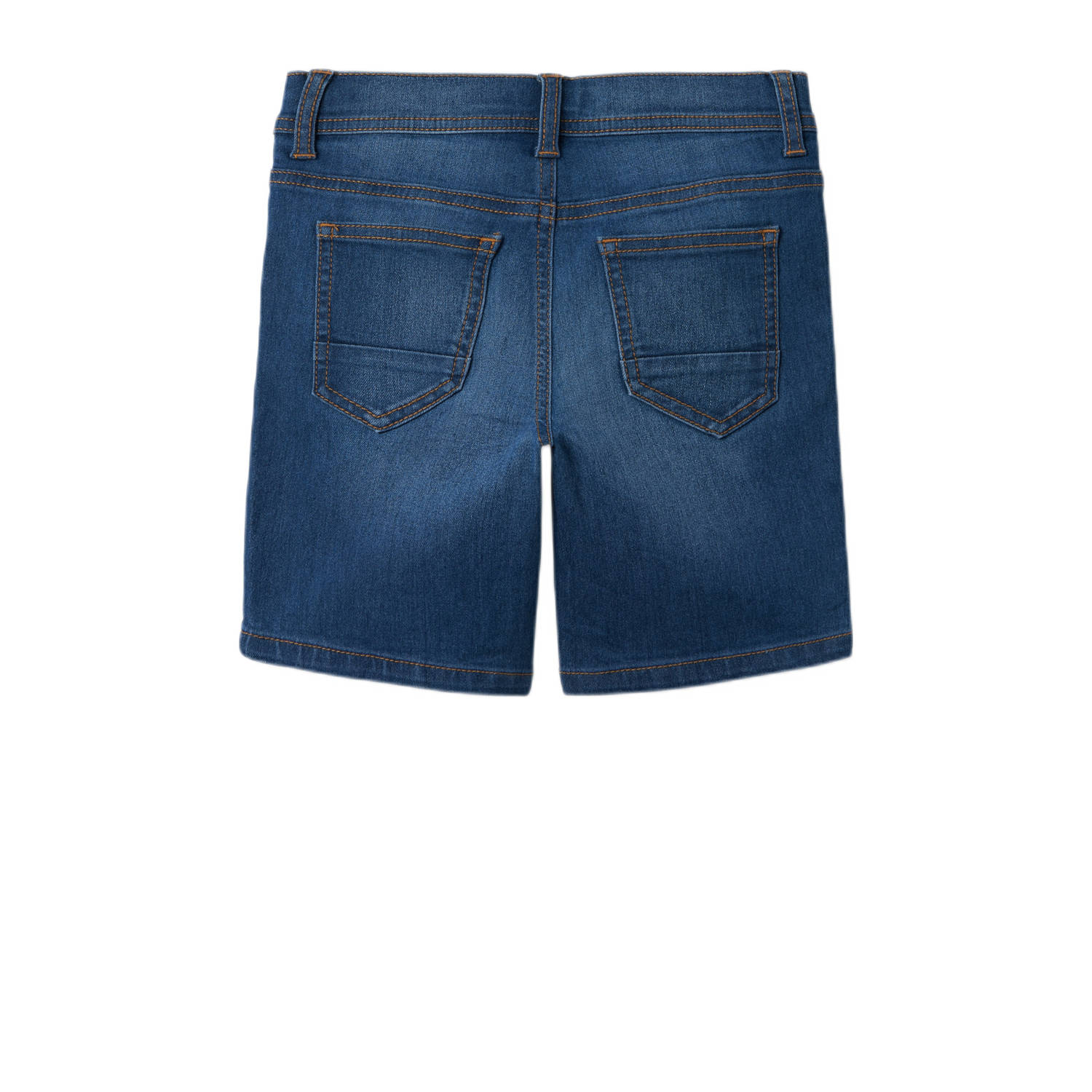 NAME IT KIDS slim denim short dark blue denim