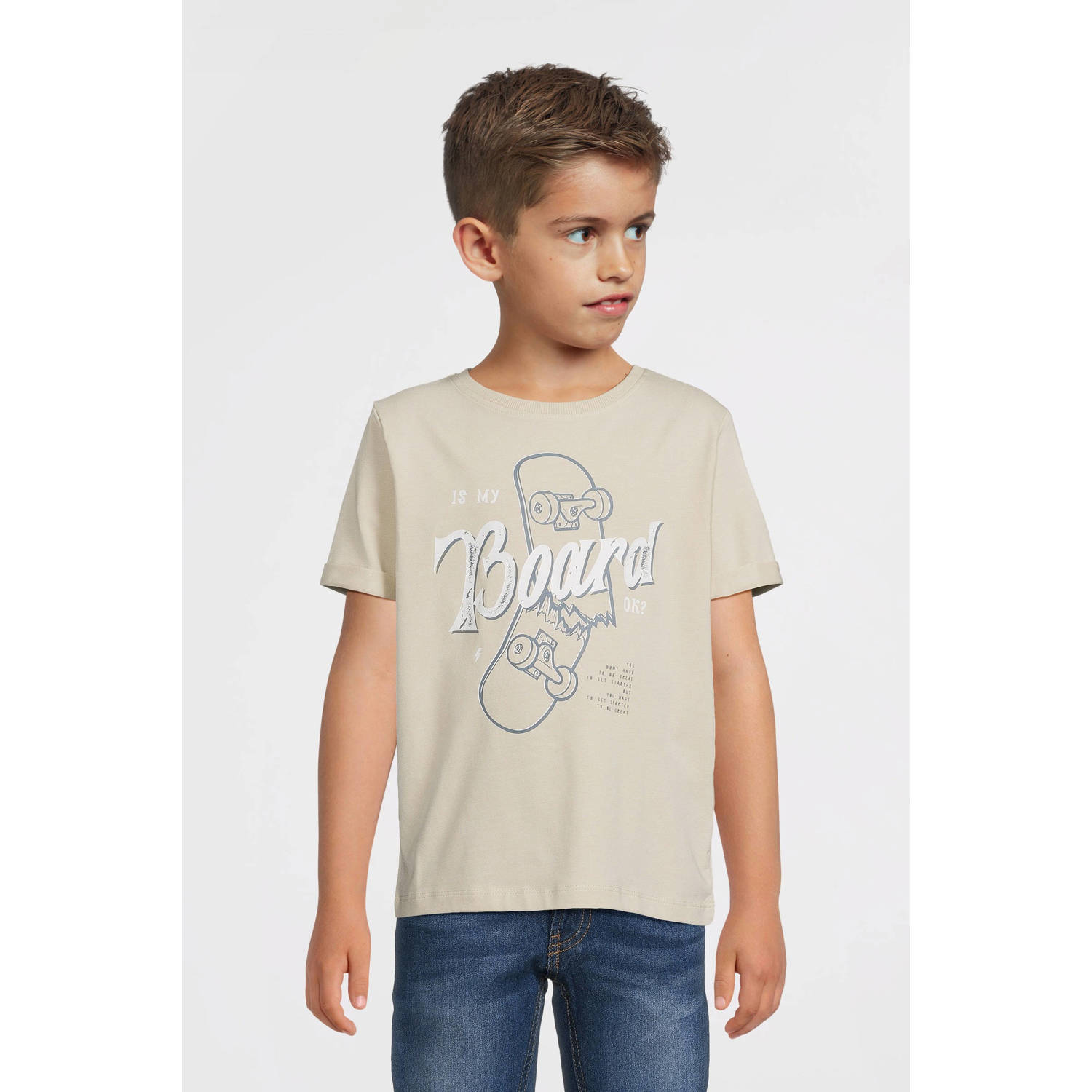 NAME IT KIDS slim denim short dark blue denim