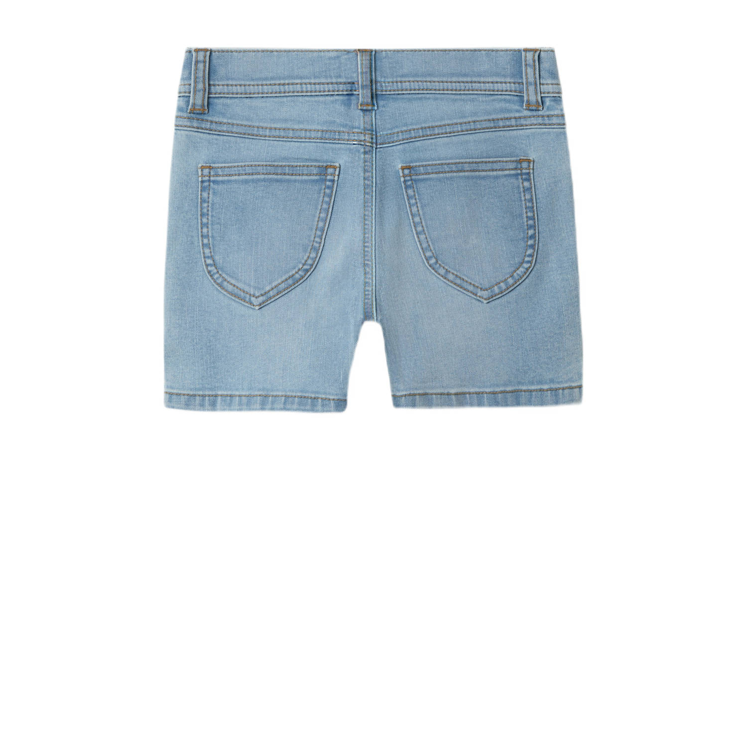 NAME IT KIDS slim denim short light blue denim
