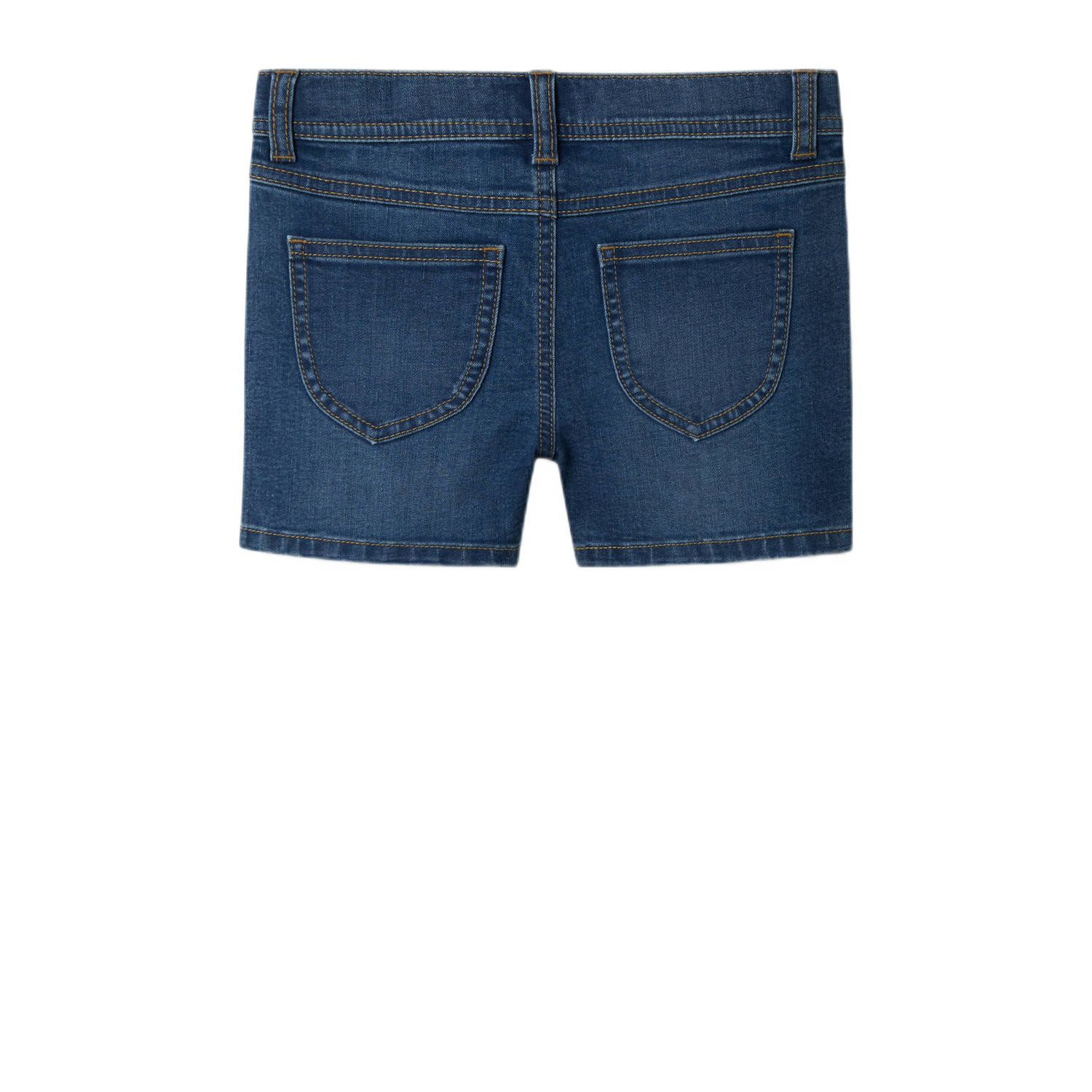 NAME IT KIDS slim denim short dark blue denim