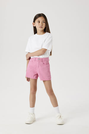 mom casual short roze
