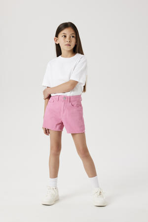 mom casual short roze