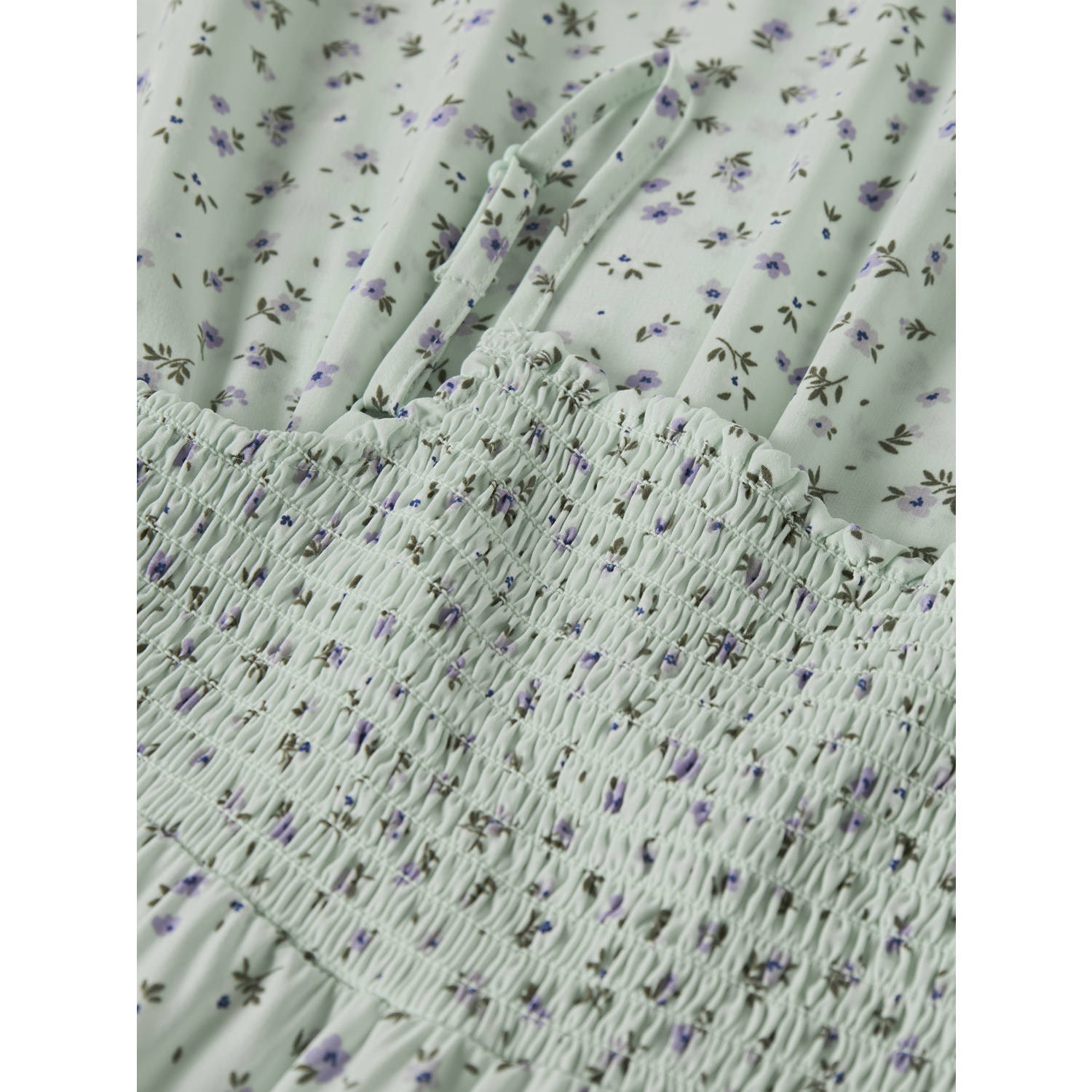 NAME IT KIDS maxi jurk mintgroen