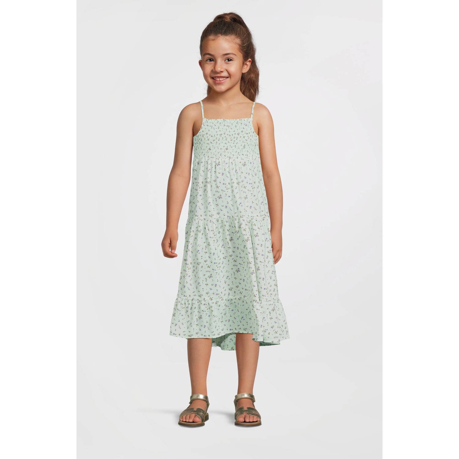 NAME IT KIDS maxi jurk mintgroen