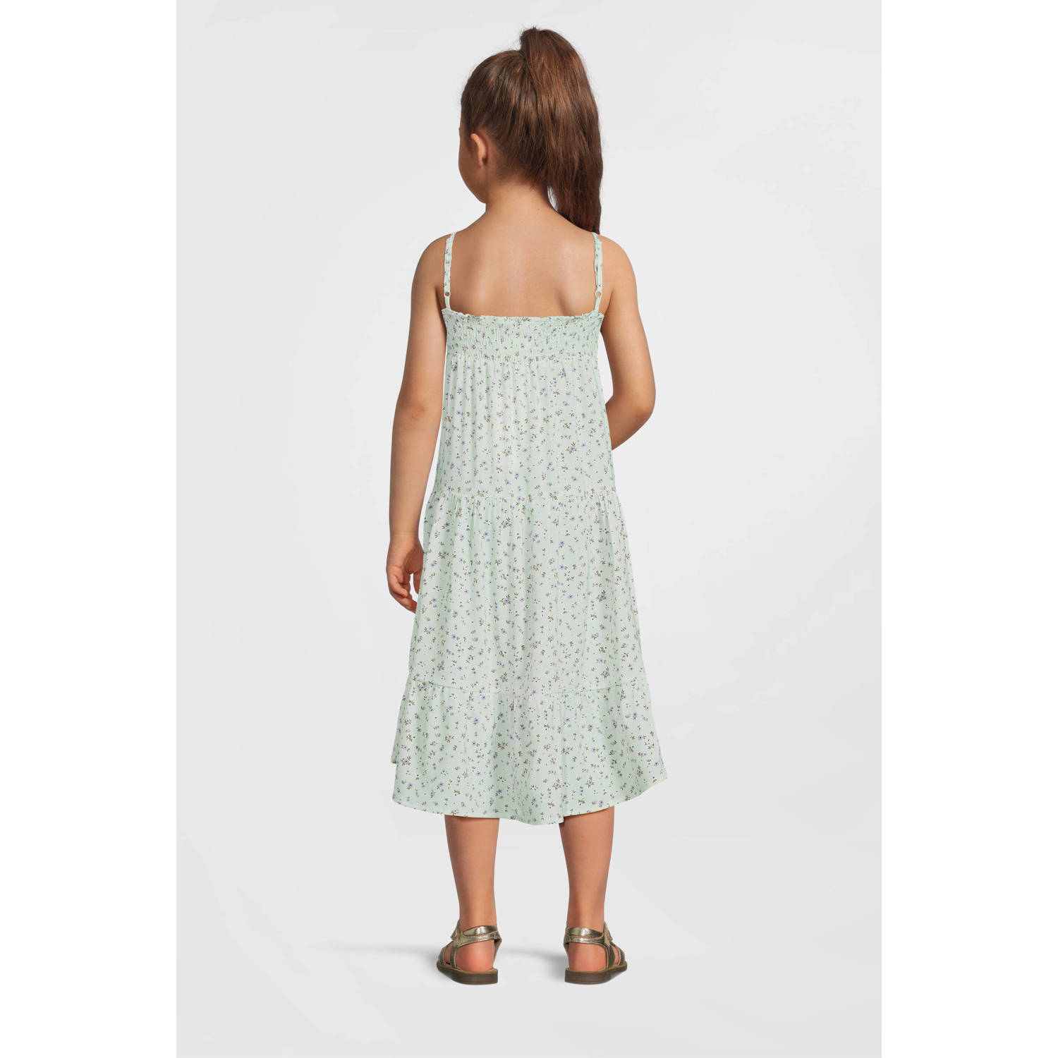 NAME IT KIDS maxi jurk mintgroen