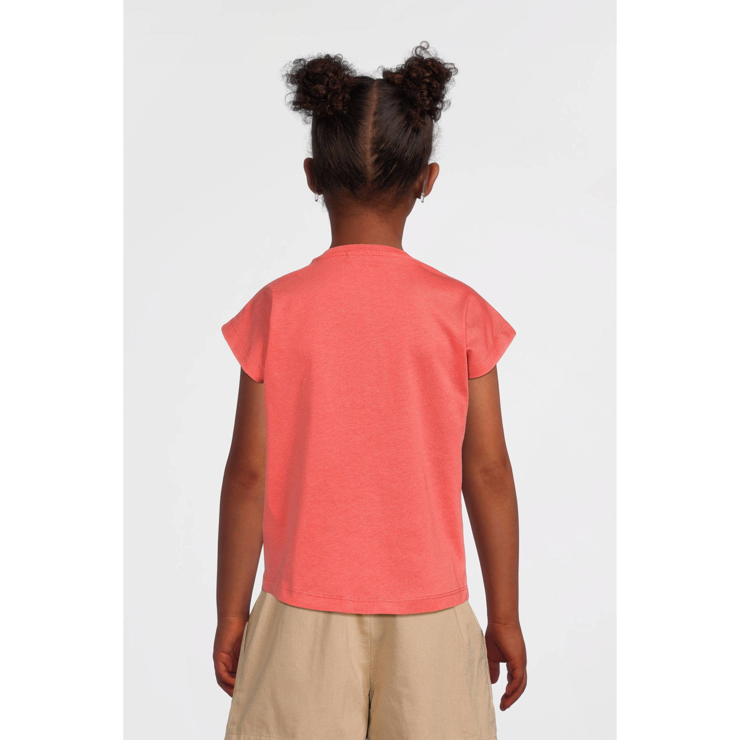 NAME IT KIDS T-shirt koraalrood