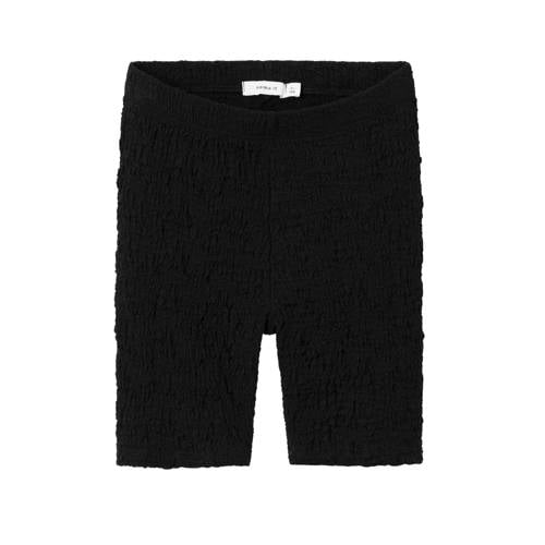 NAME IT KIDS super skinny biker short zwart afbeelding