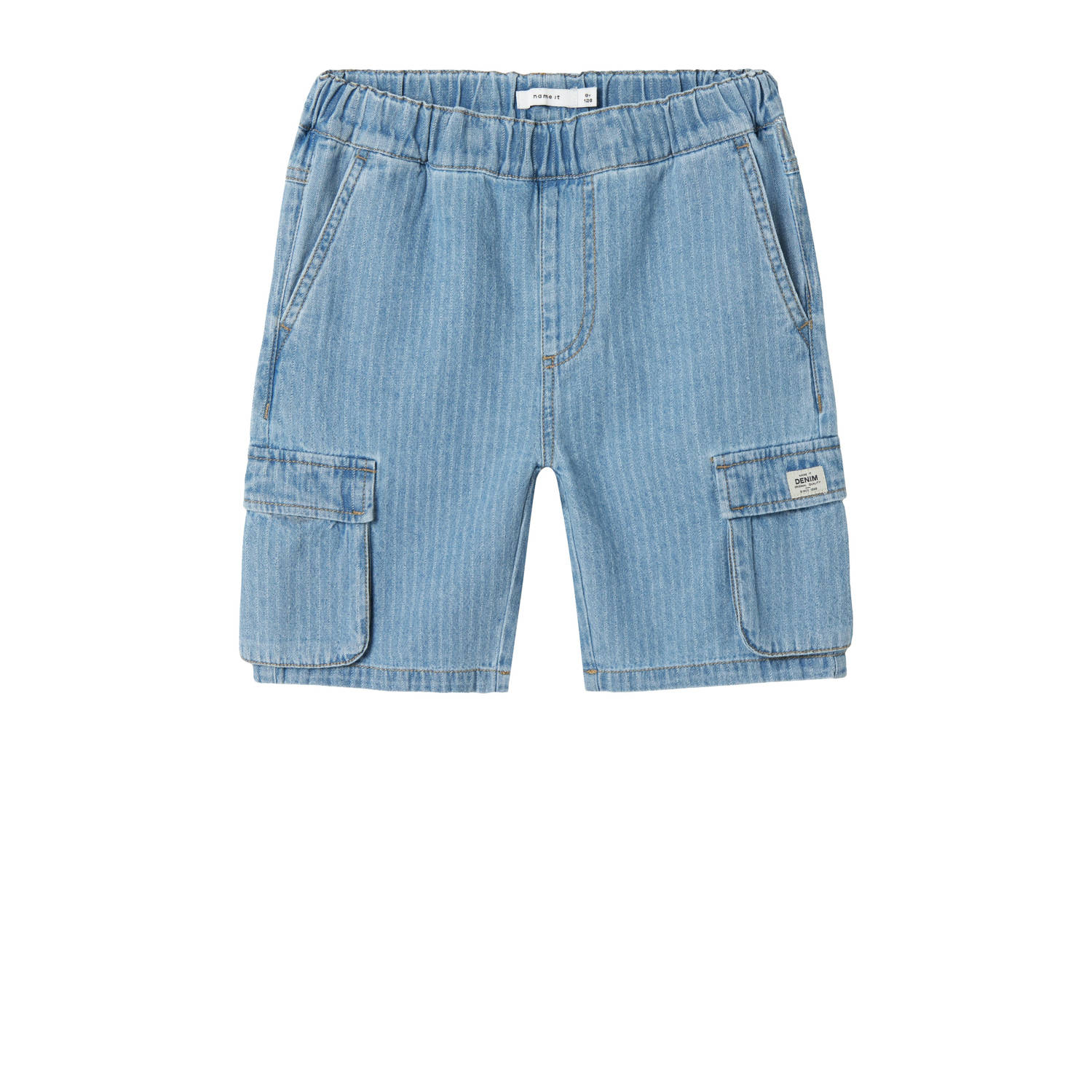 NAME IT KIDS denim relaxed short light blue denim