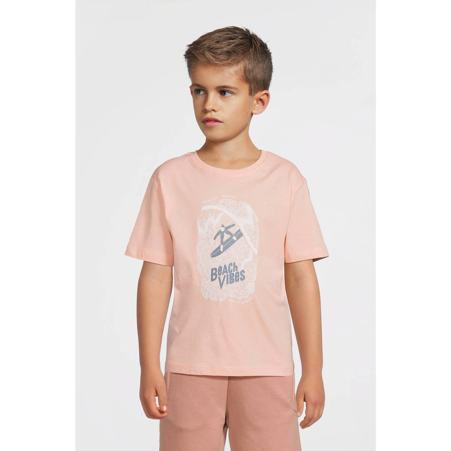NAME IT KIDS T-shirt zalmroze