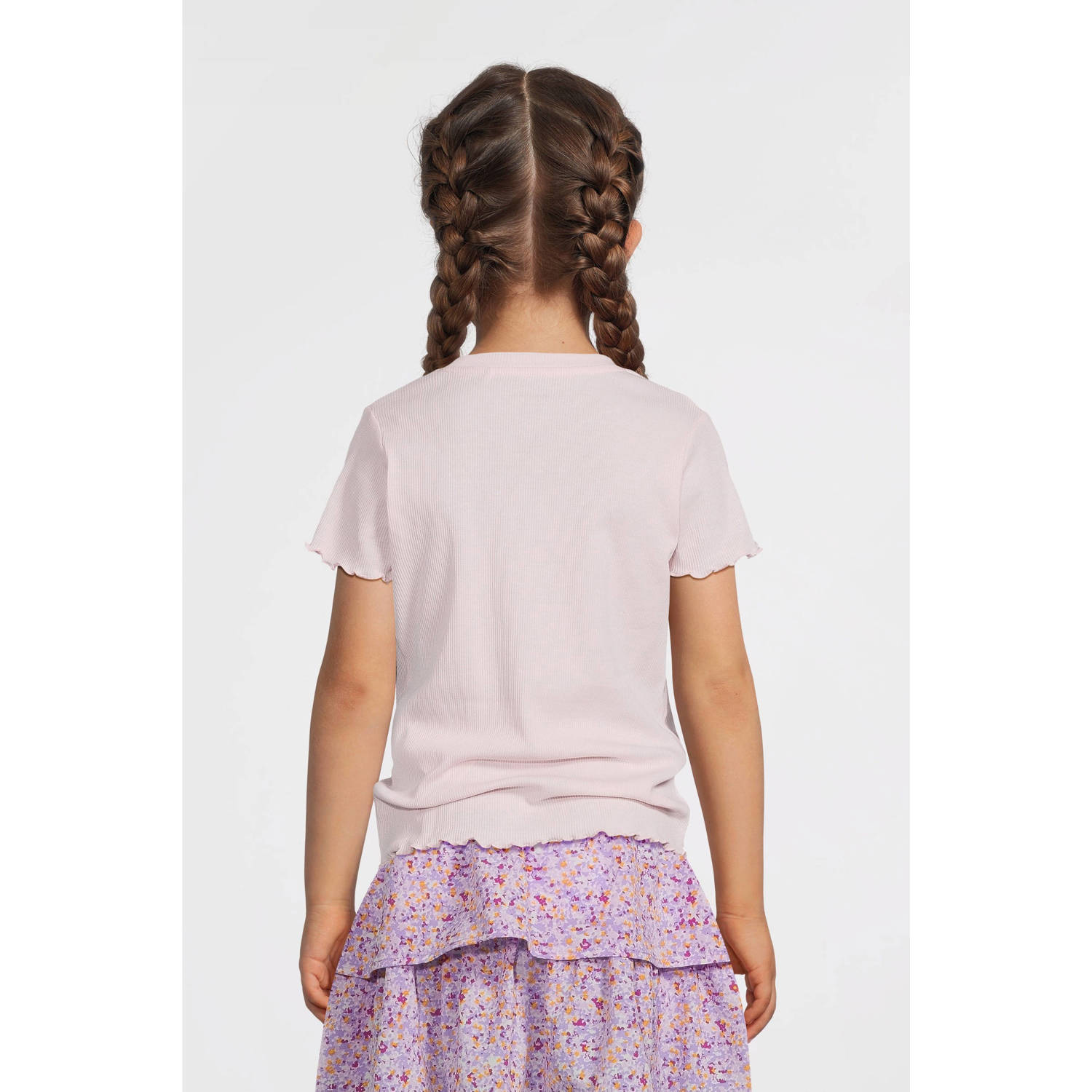 NAME IT KIDS T-shirt lichtroze