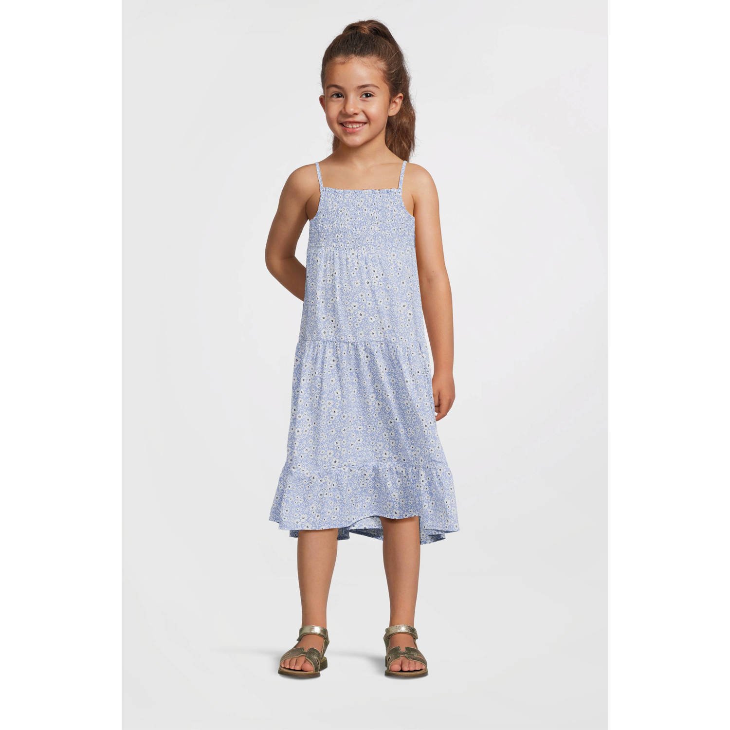 NAME IT KIDS maxi jurk lichtblauw