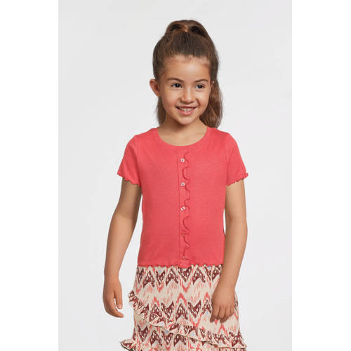NAME IT KIDS T-shirt koraalrood afbeelding