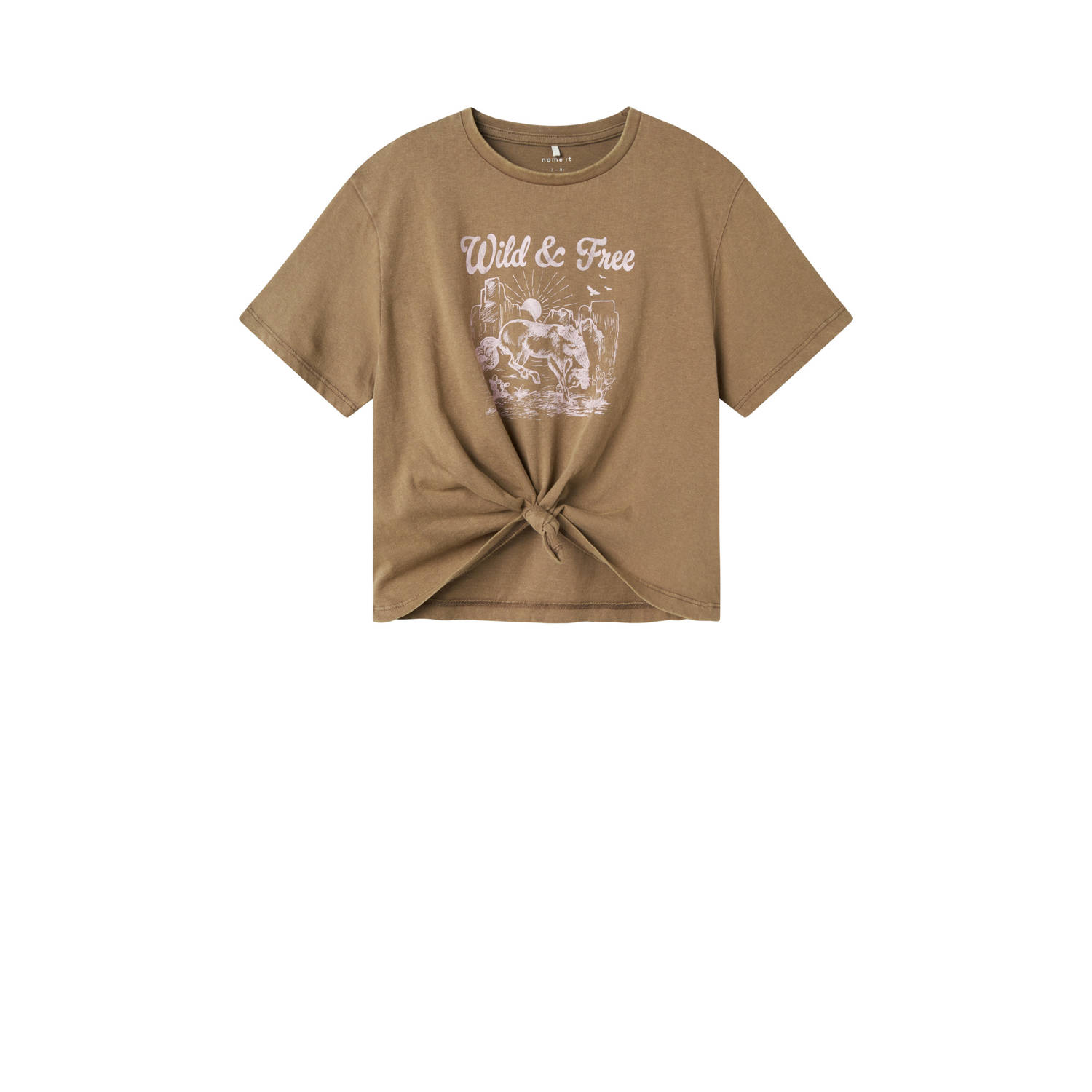 NAME IT KIDS T-shirt bruin