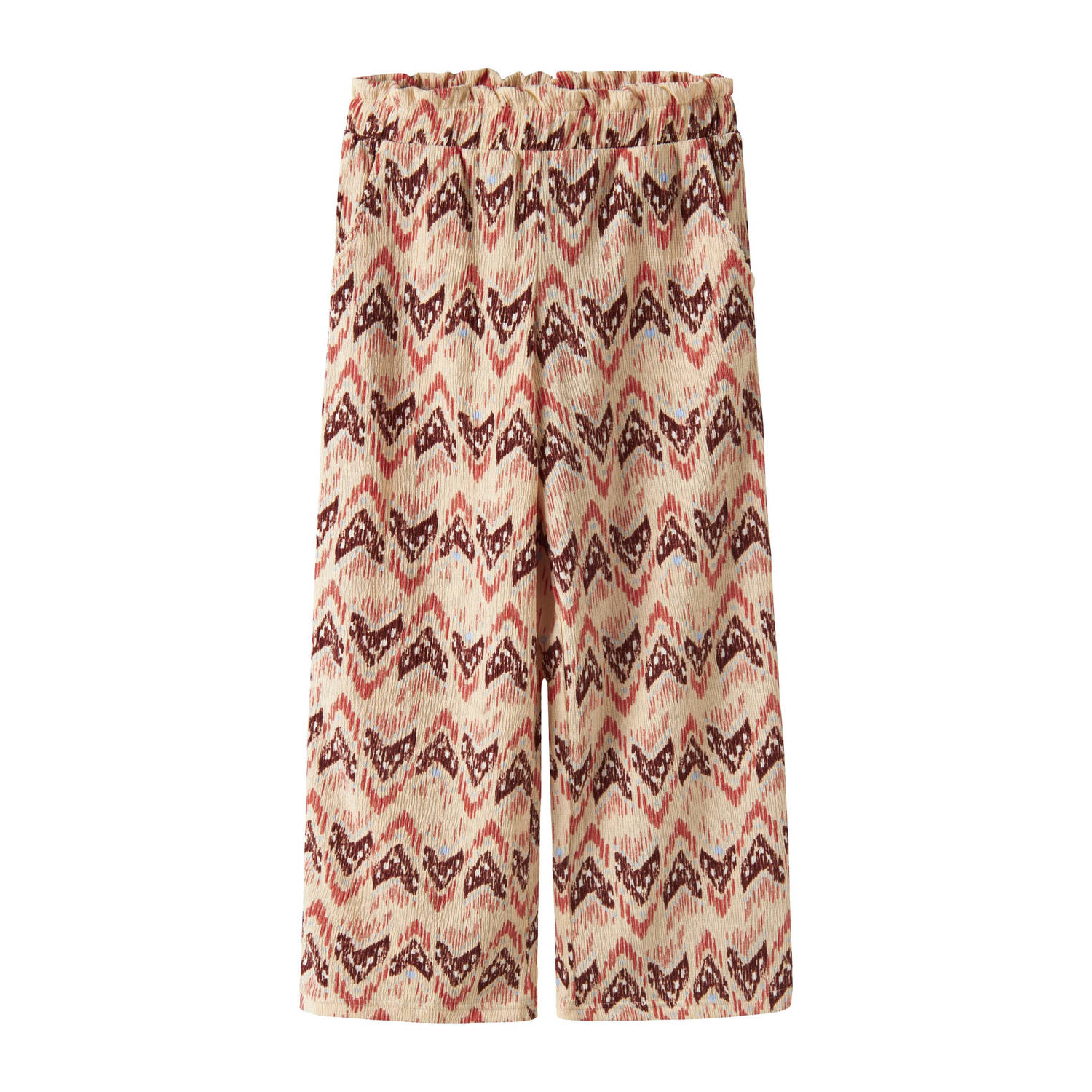 NAME IT KIDS wide leg casual broek beige