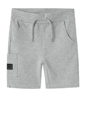 sweatshort grijs melange