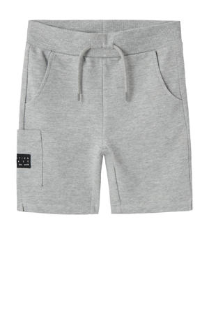 sweatshort grijs melange