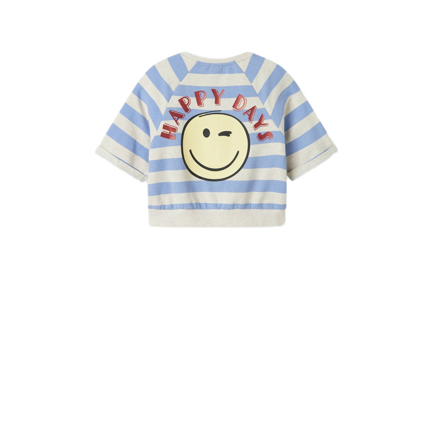 NAME IT KIDS sweater lichtblauw gebreid