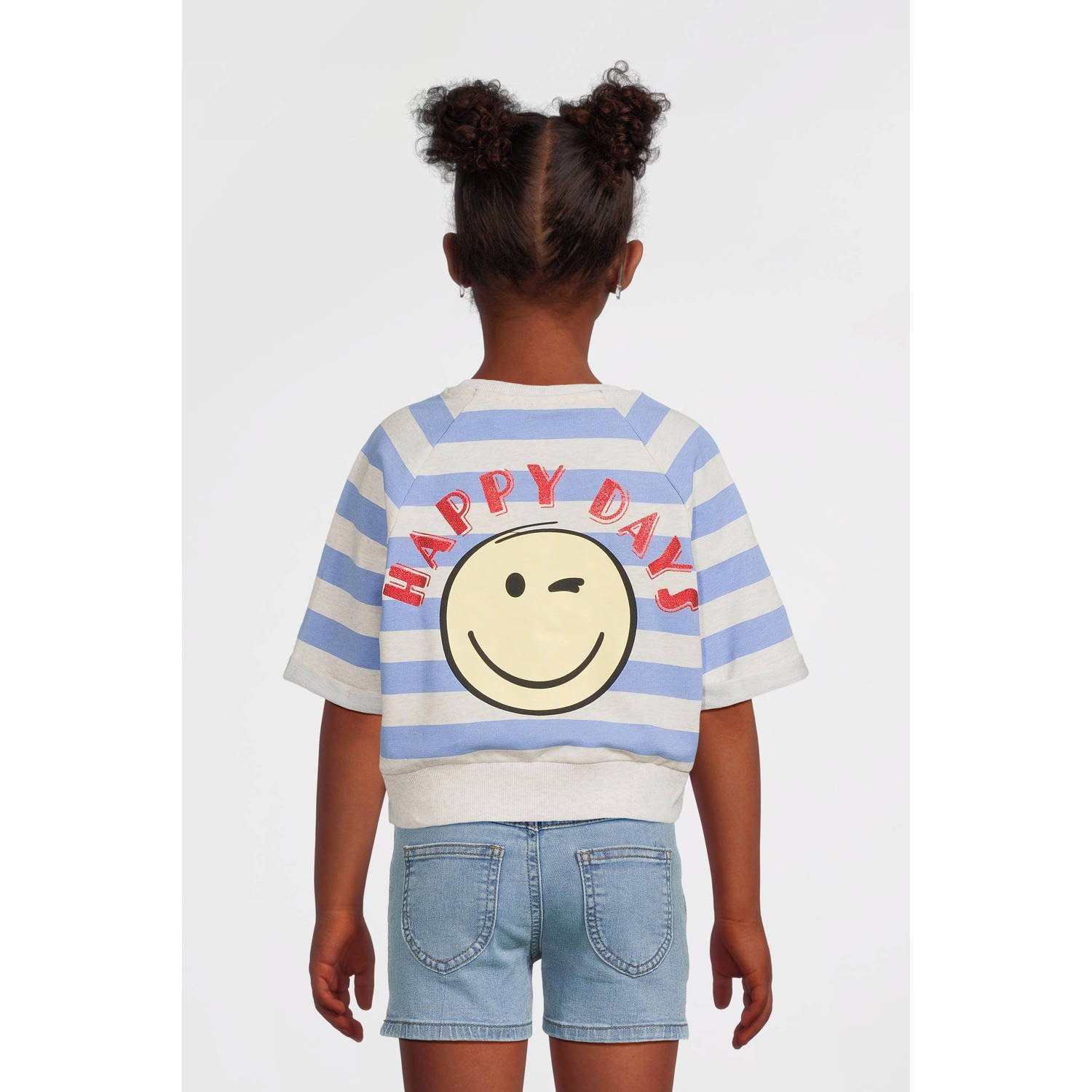 NAME IT KIDS sweater lichtblauw gebreid
