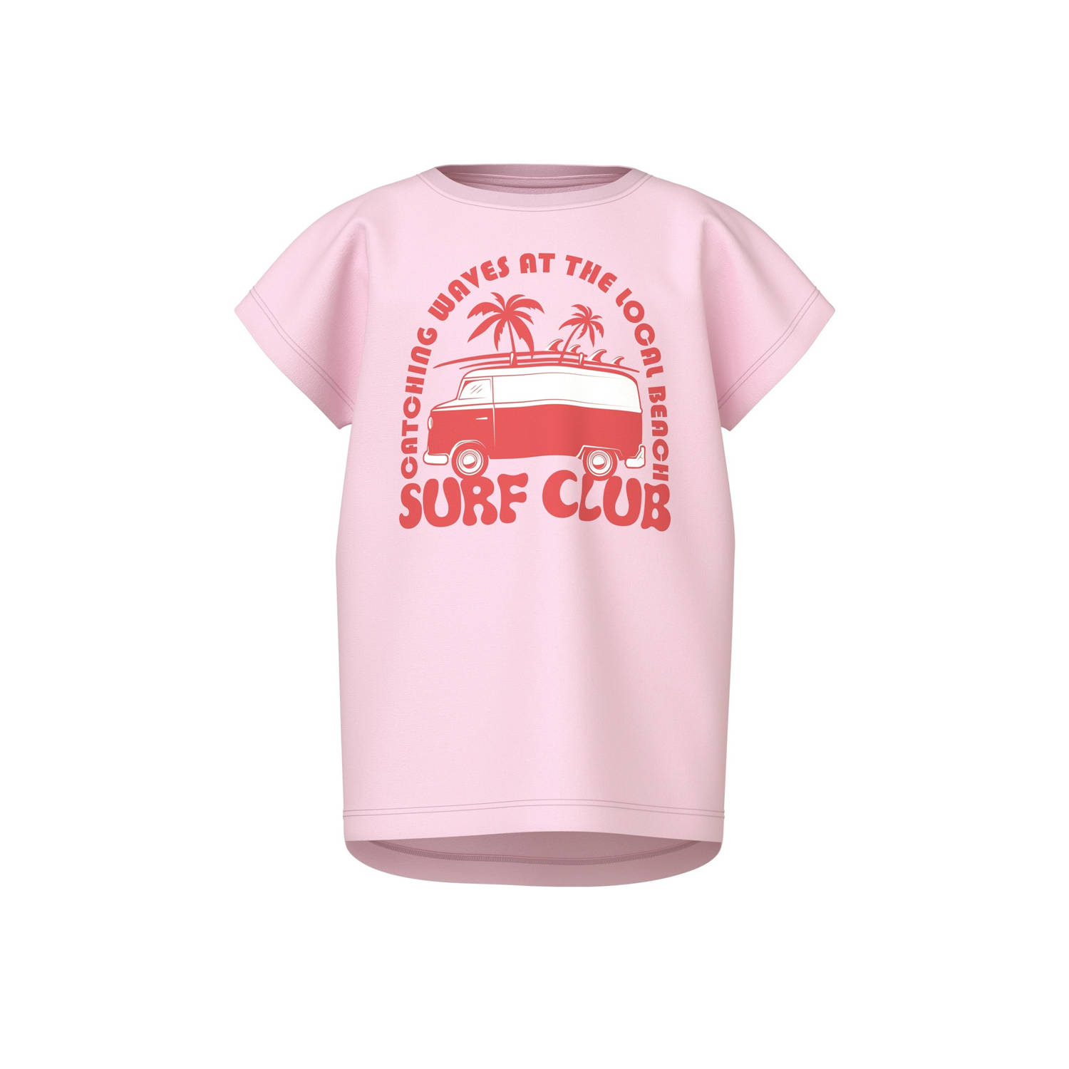 NAME IT KIDS T-shirt lichtroze