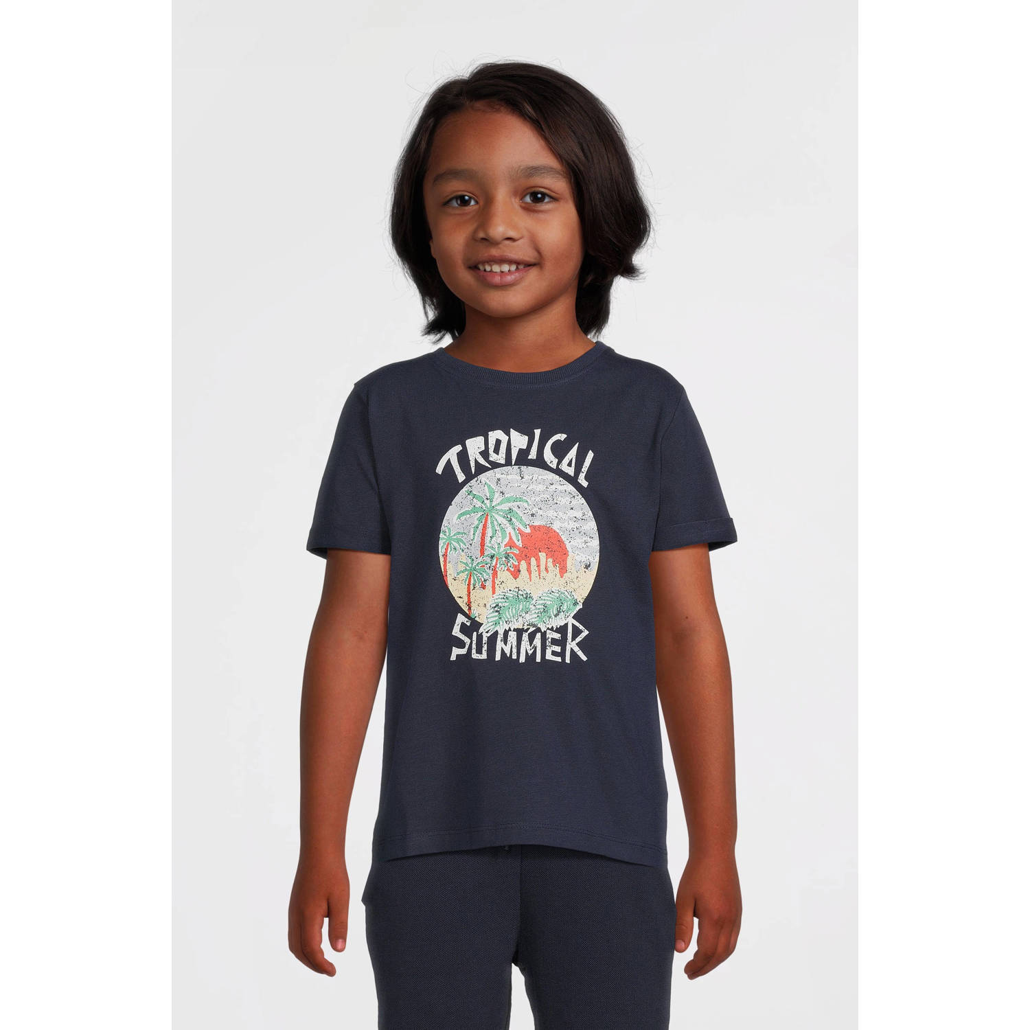 NAME IT KIDS T-shirt donkerblauw