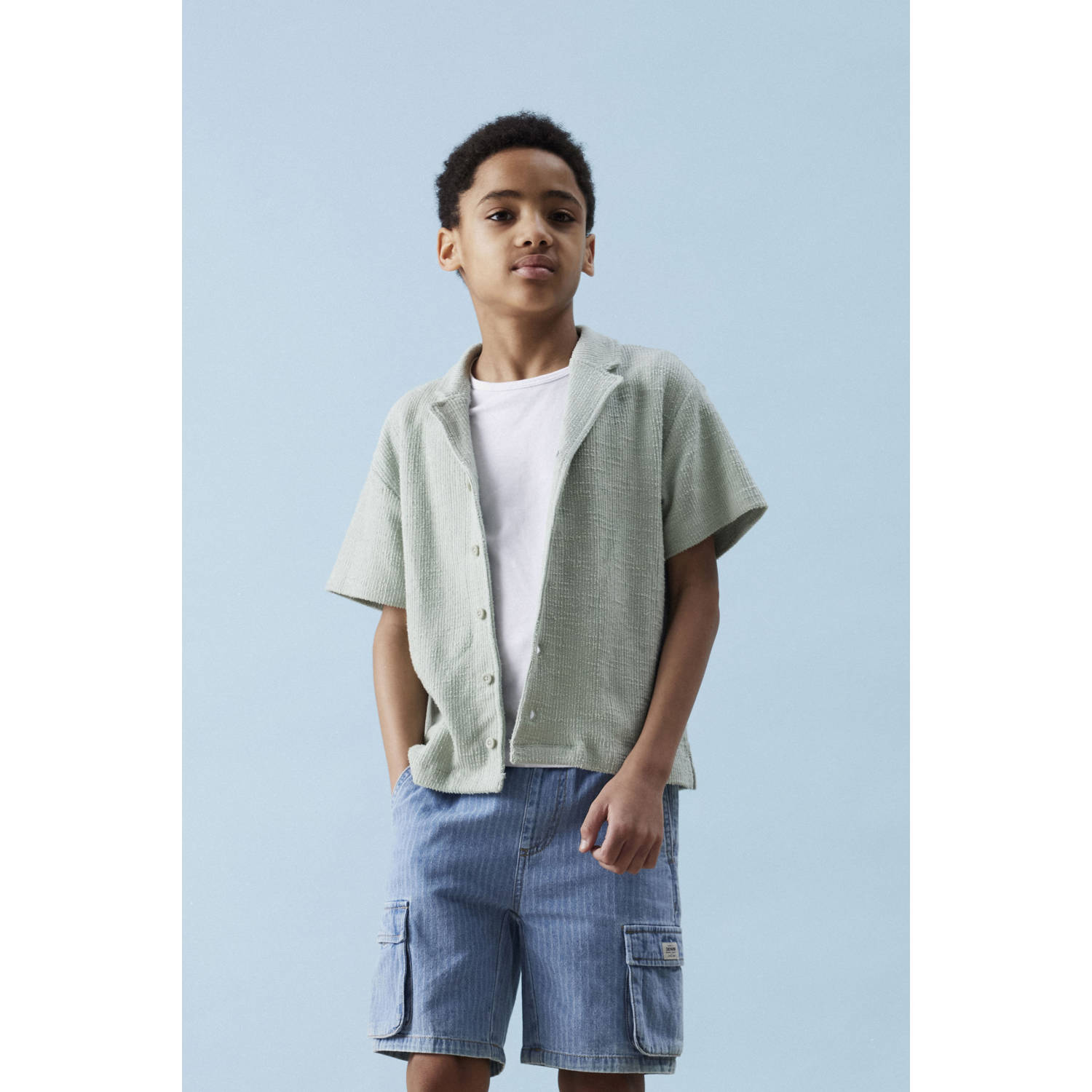 NAME IT KIDS T-shirt lichtgroen
