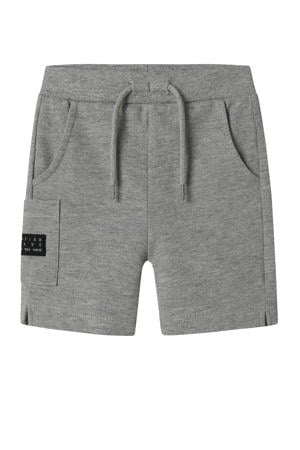 sweatshort grijs melange