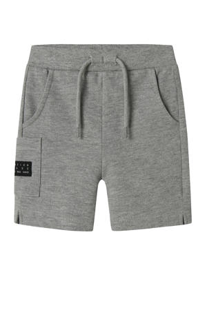sweatshort grijs melange