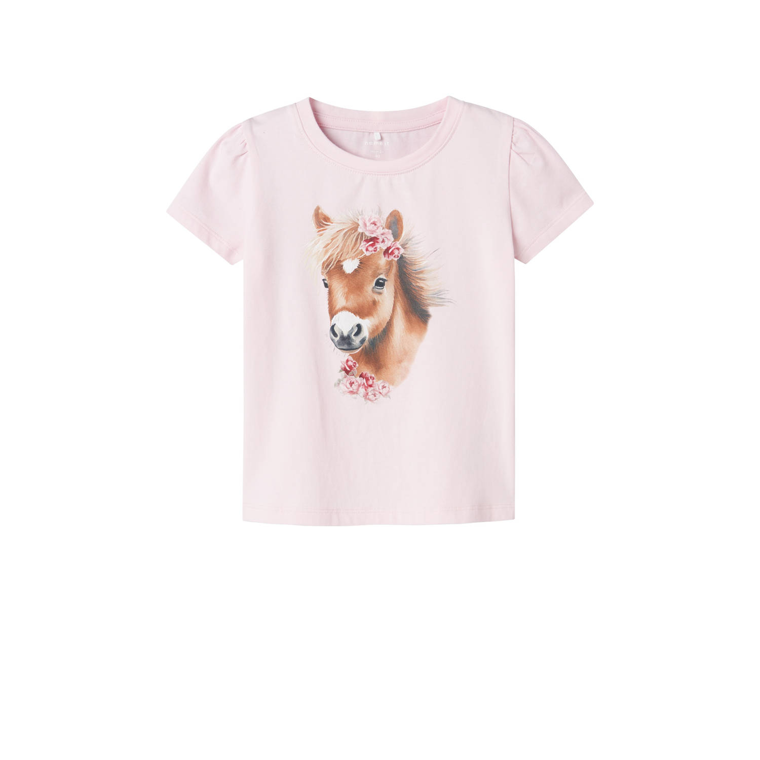 Name it T-shirt met ronde hals model 'HANI'