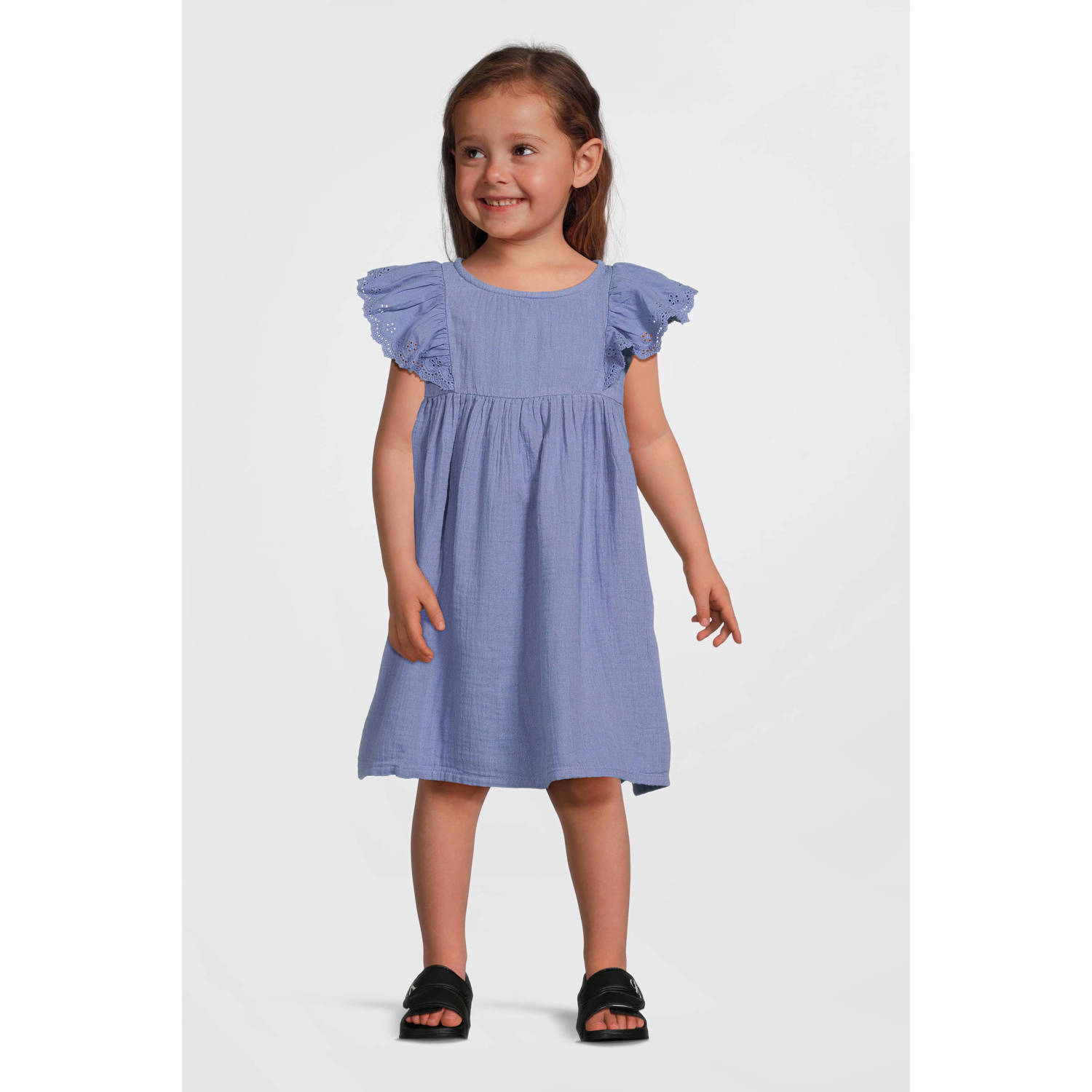 NAME IT MINI zomerjurk blauw