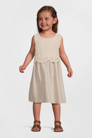 A-lijn jurk beige