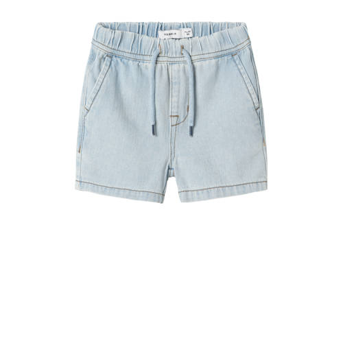 NAME IT MINI denim relaxed denim short light blue denim afbeelding
