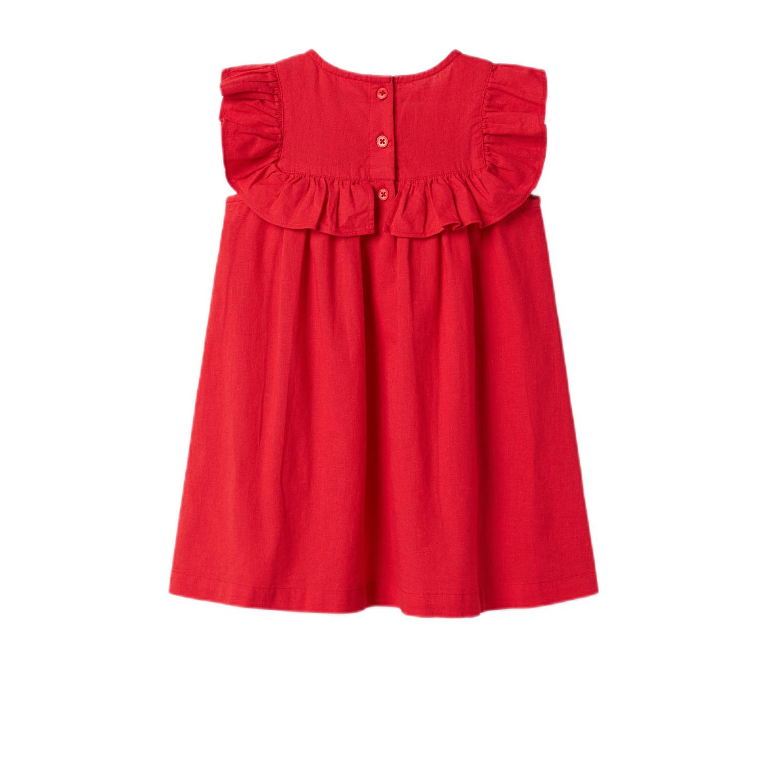 NAME IT MINI A-lijn jurk rood