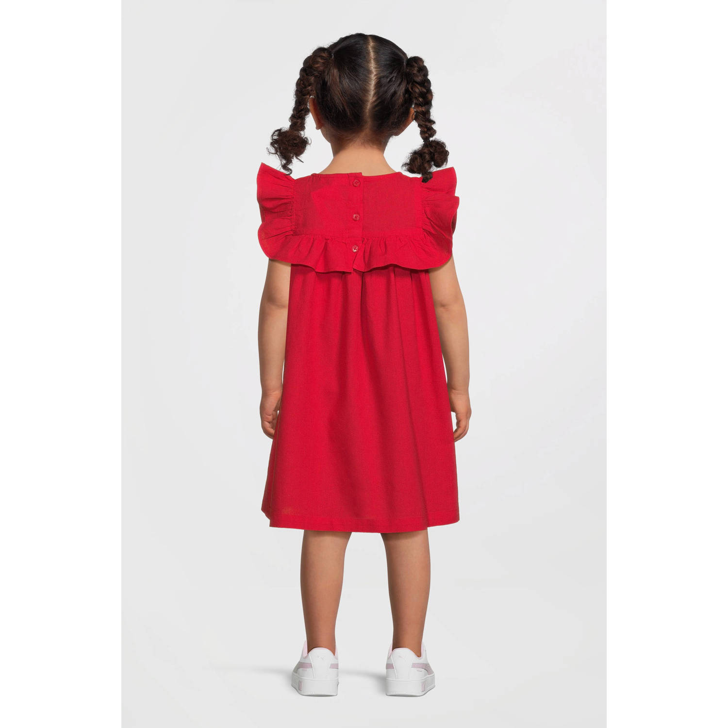 NAME IT MINI A-lijn jurk rood