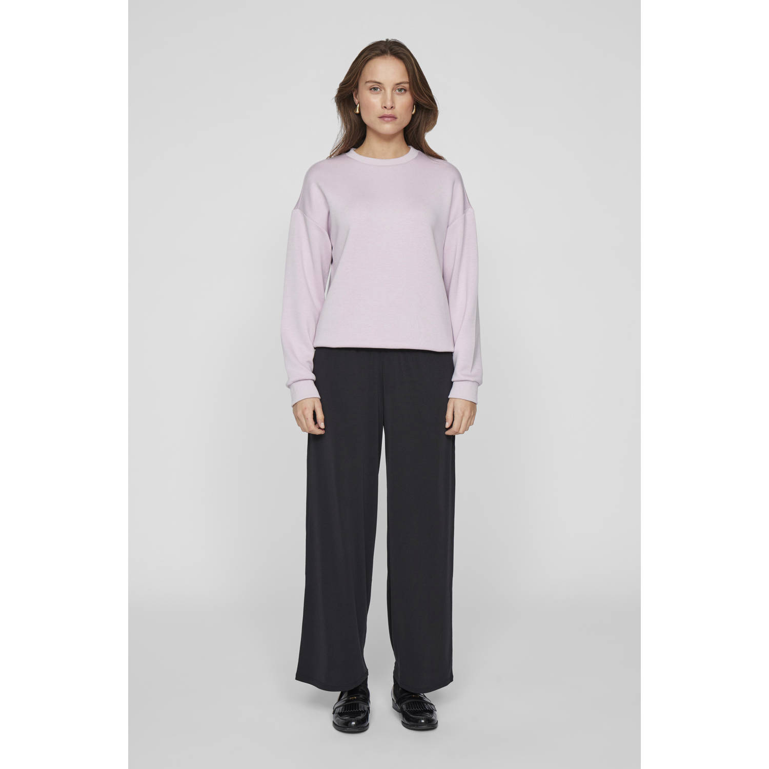 VILA sweater lichtroze