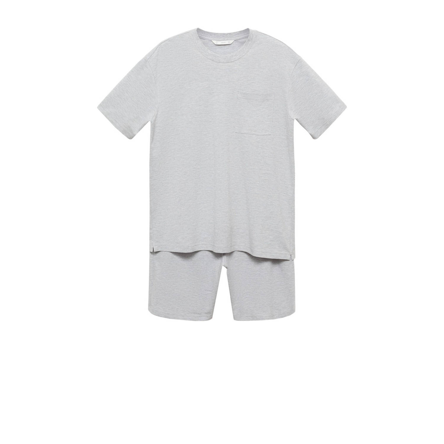 Mango Man shortama grijs