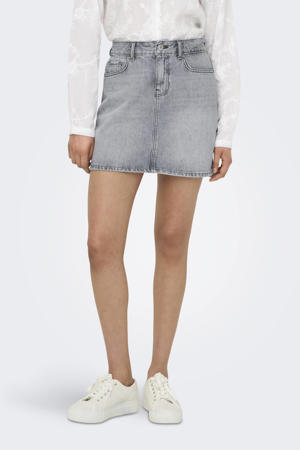denim spijkerrok grey denim