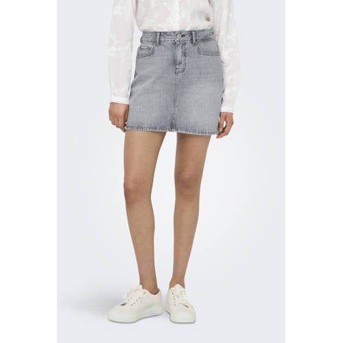 ONLY denim spijkerrok grey denim afbeelding