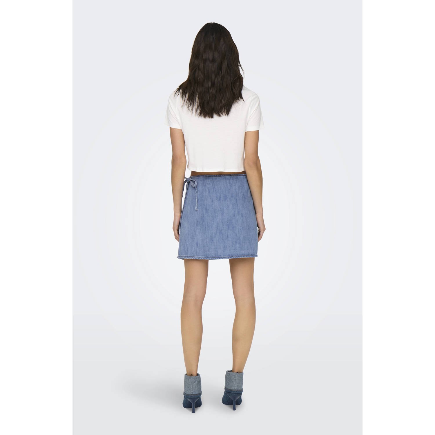 ONLY skort light blue denim