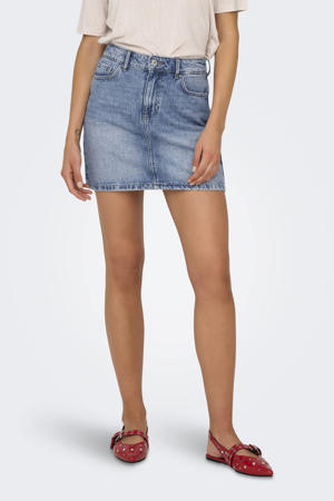 denim spijkerrok light blue denim