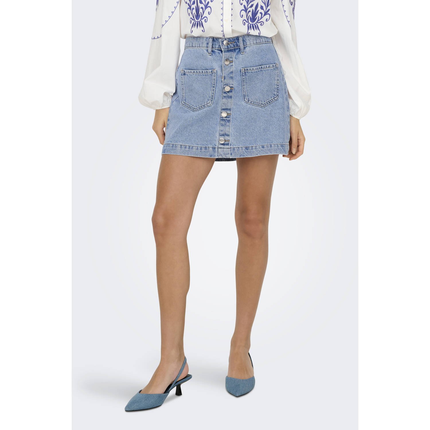 Only Jeans rok ONLAMAZING HW SKIRT TAI DNM NOOS