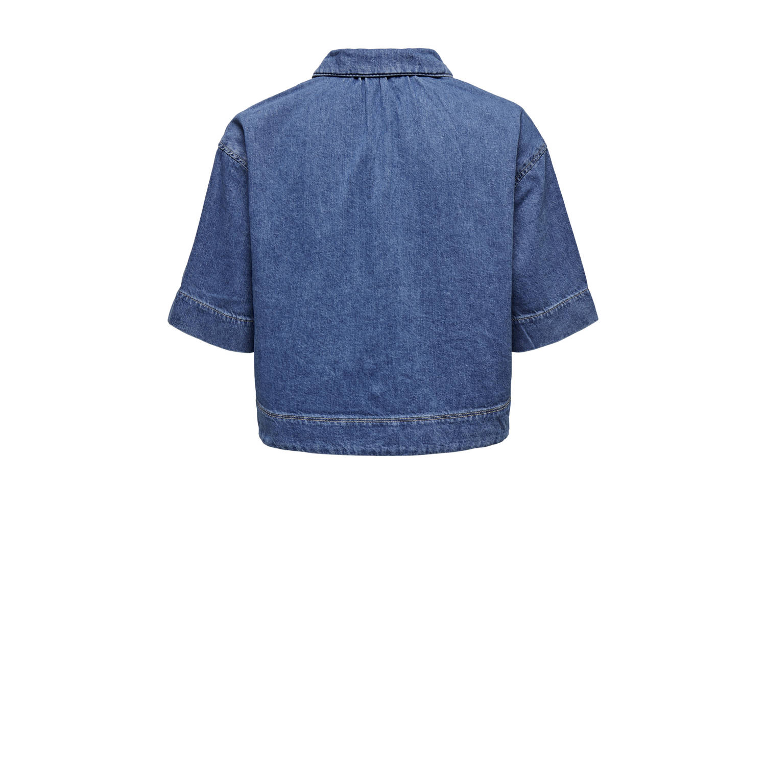 ONLY denim blouse medium blue denim