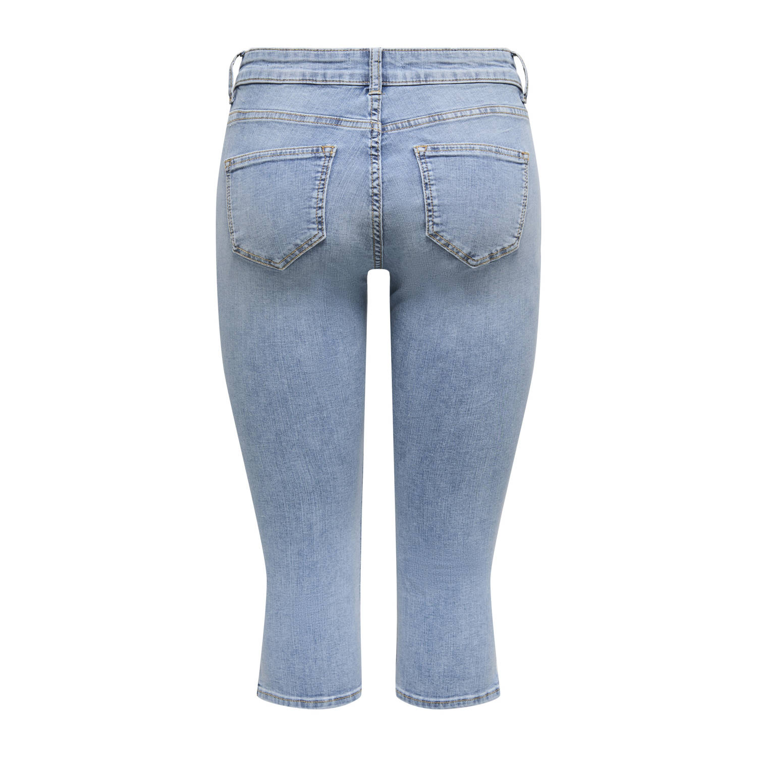 ONLY denim skinny regular waist broek light blue denim