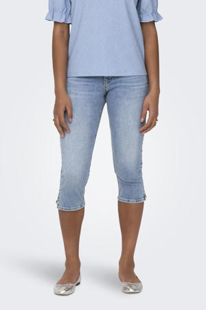 denim skinny regular waist broek light blue denim