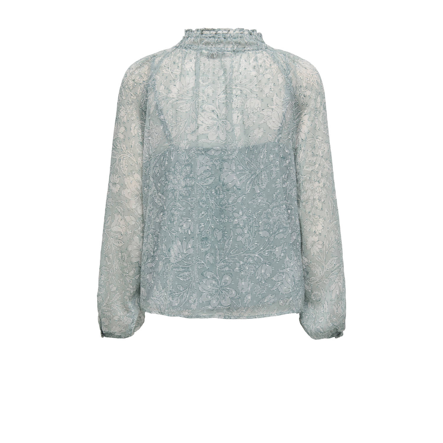 ONLY blouse grijsblauw