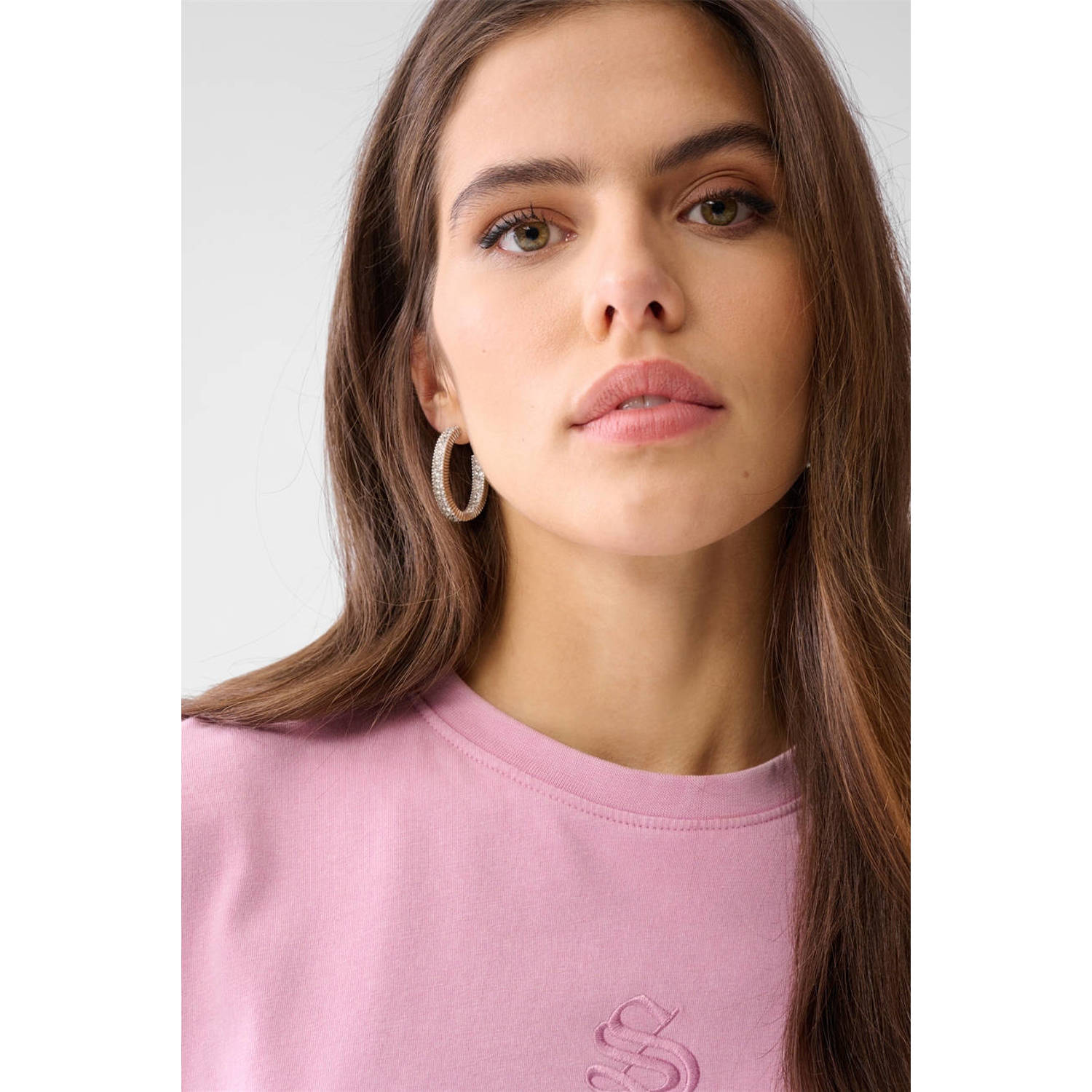 Shoeby T-shirt lichtroze