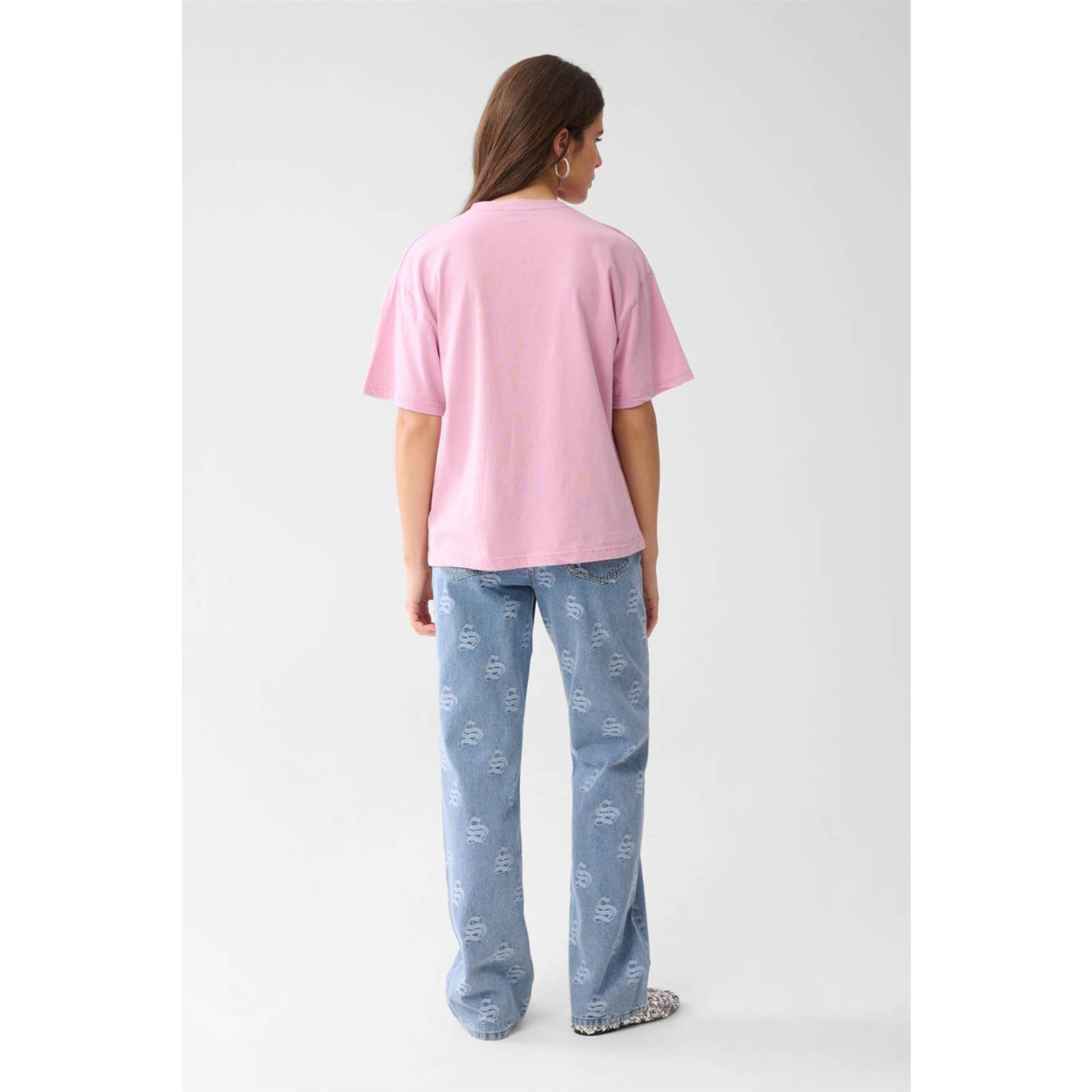 Shoeby T-shirt lichtroze